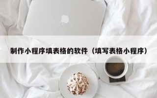 霍邱制作小程序填表格的软件（填写表格小程序）