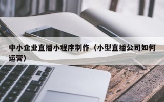 霍邱中小企业直播小程序制作（小型直播公司如何运营）